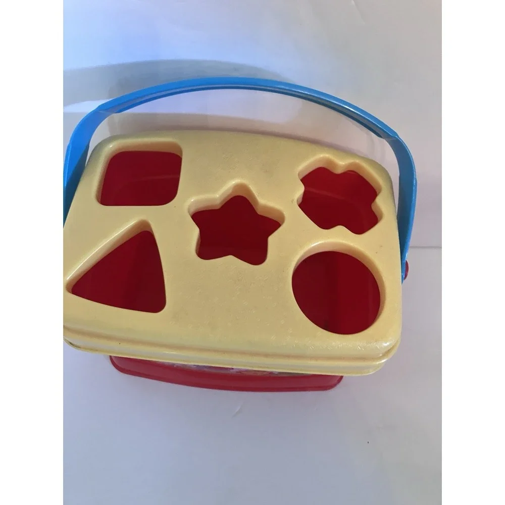 Y2k Vintage 2006‎ Fisher Price Baby's First Block Shape Sorting 10 blocks Mattel